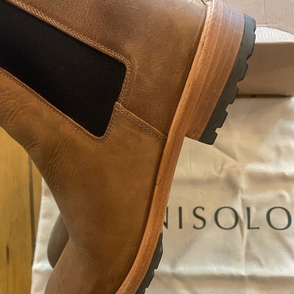 Men’s Brown Chelsea Marco Ankle Leather Nisolo Boots New Size 11 main image 7